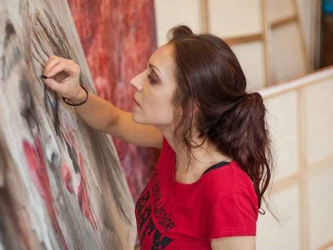 Nadia Kimova in Aktion